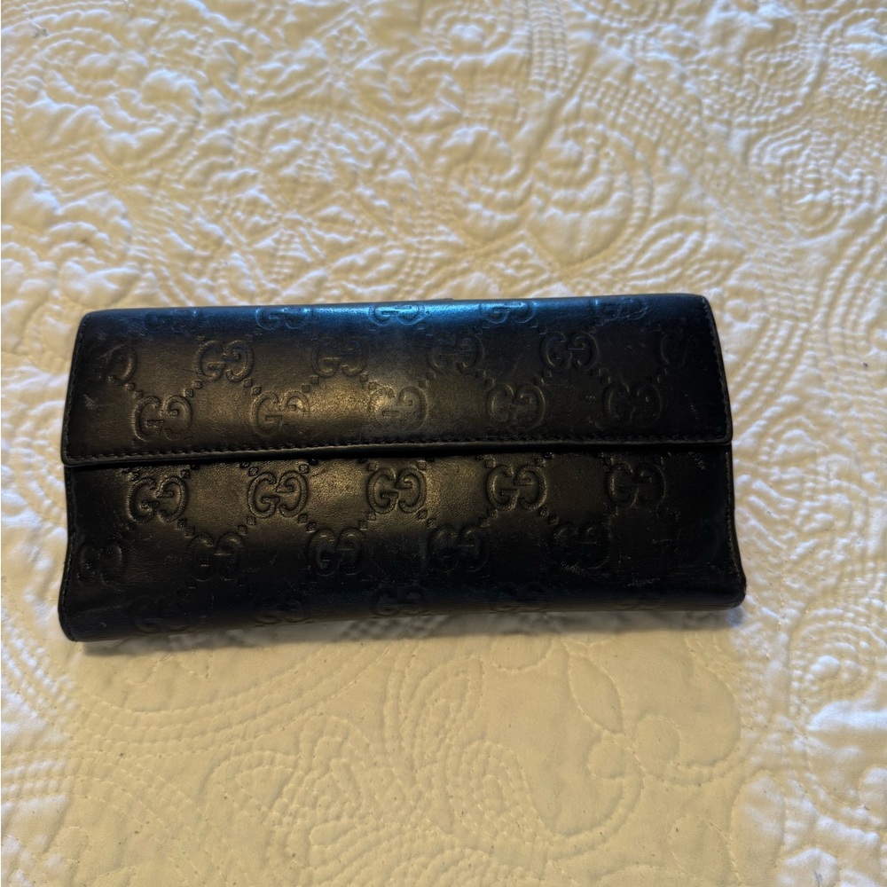 Chic Black Leather Wallet